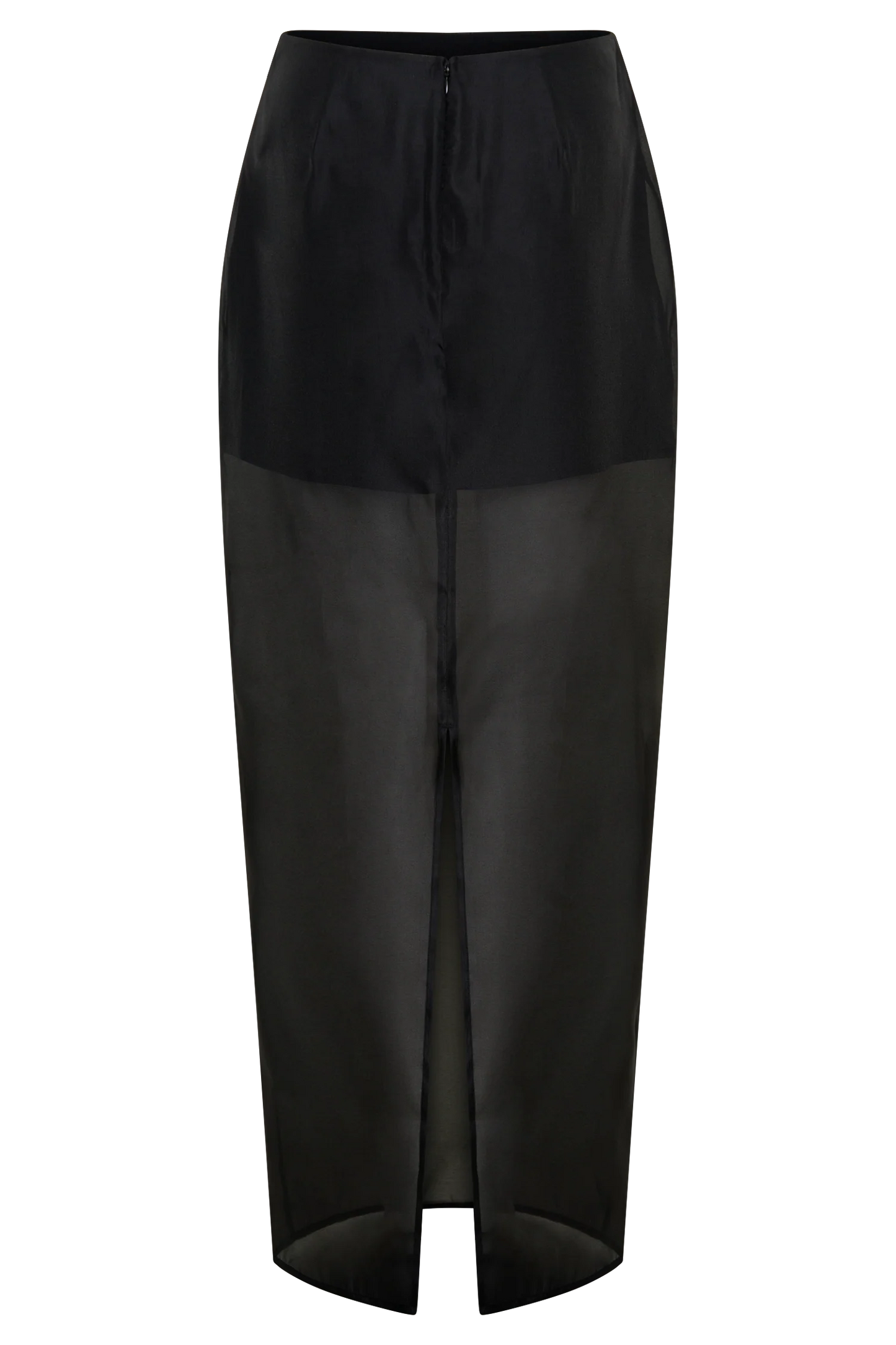 Ximena Organza Maxi Skirt Black Ethereal Formal Evening