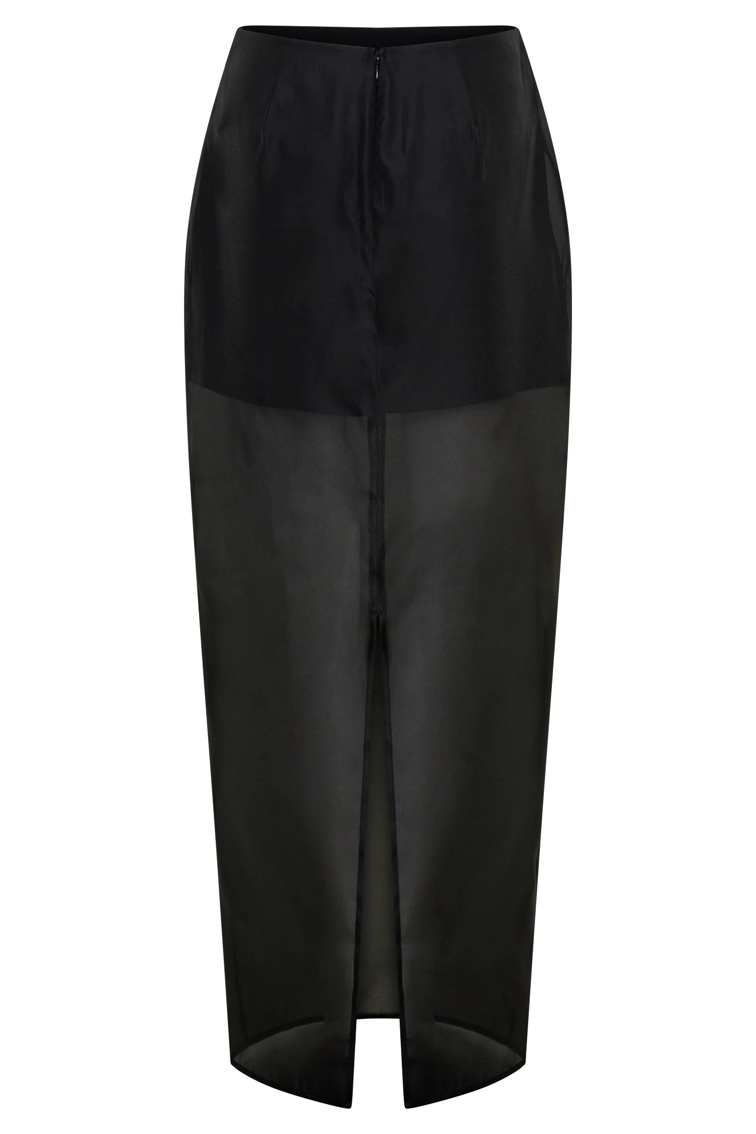 Ximena Organza Maxi Skirt Black Ethereal Formal Evening